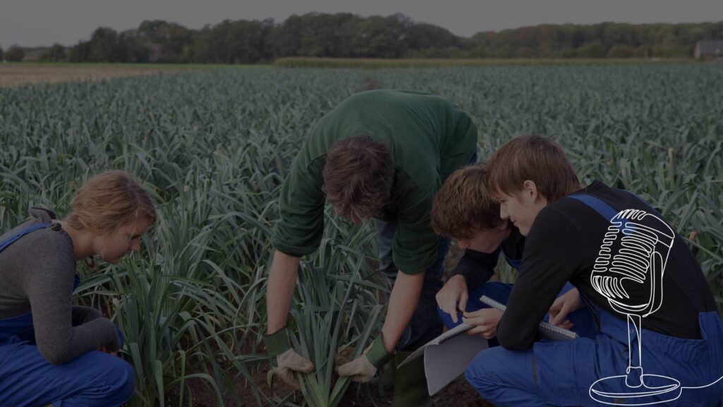 La production d’un podcast pour en savoir plus sur l’agriculture bretonne
